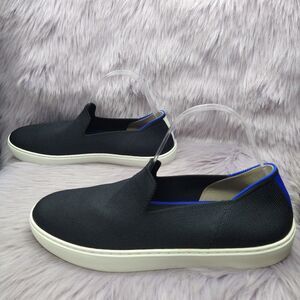 Rothy's The Sneaker Black Knit Slip On Flats Women's Size 10